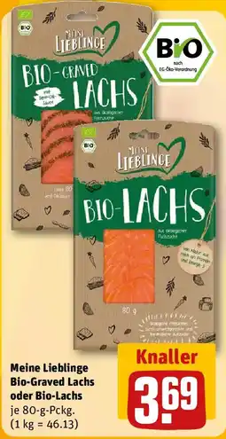 REWE Meine Lieblinge Bio-Graved Lachs oder Bio-Lachs Angebot
