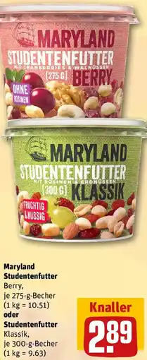 REWE Maryland Studentenfutter oder Studentenfutter Angebot