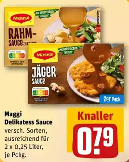 REWE Maggi Delikatess Sauce Angebot