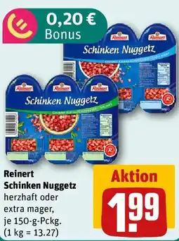 REWE Reinert Schinken Nuggetz Angebot