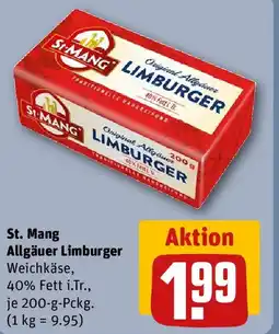 REWE St. Mang Allgäuer Limburger Angebot