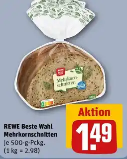 REWE REWE Beste Wahl Mehrkornschnitten Angebot