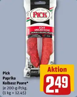 REWE Pick Paprika Kolbasz Paare Angebot