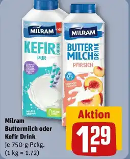 REWE Milram Buttermilch oder Kefir Drink Angebot