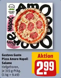 REWE Gustavo Gusto Pizza Amore Napoli Salame Angebot
