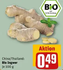 REWE Bio Ingwer Angebot