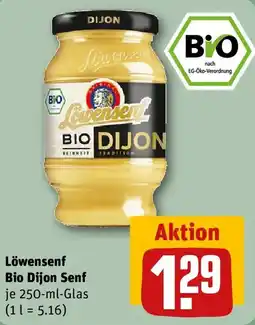REWE Löwensenf Bio Dijon Senf Angebot