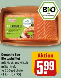 REWE Deutsche See Bio Lachsfile Angebot