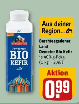 REWE Berchtesgadener Land Demeter Bio Kefir Angebot