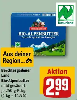 REWE Berchtesgadener Land Bio-Alpenbutter Angebot
