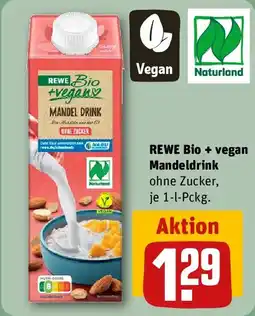 REWE REWE Bio + vegan Mandeldrink Angebot