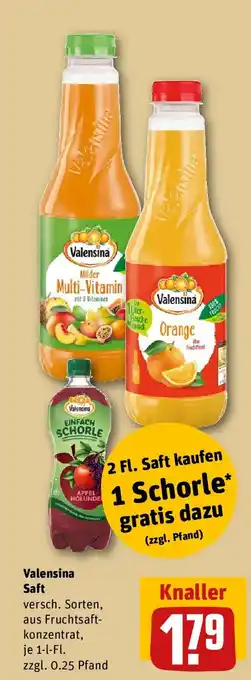 REWE Valensina Saft Angebot