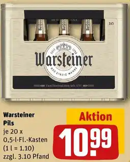 REWE Warsteiner Pils Angebot