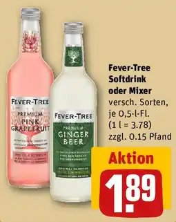REWE Fever-Tree Softdrink oder Mixer Angebot