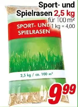 CENTERSHOP Sport und Spielrasen Angebot