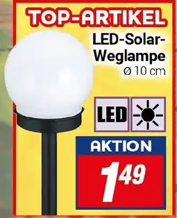 CENTERSHOP LED-Solar Weglampe Angebot