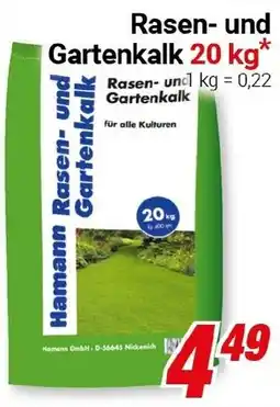 CENTERSHOP Rasen und Gartenkalk Angebot
