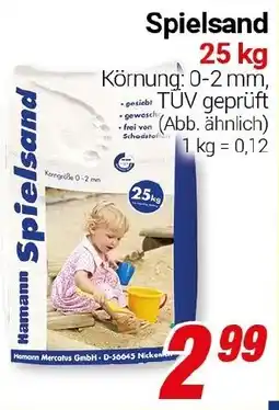 CENTERSHOP Spielsand Angebot