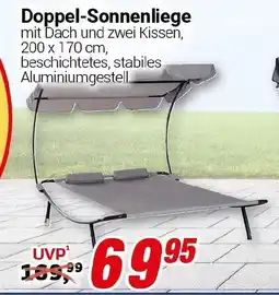 CENTERSHOP Doppel-Sonnenliege Angebot
