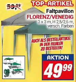 CENTERSHOP Faltpavillon Angebot