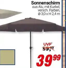 CENTERSHOP Sonnenschirm Angebot