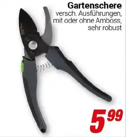 CENTERSHOP Gartenschere Angebot