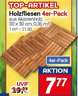 CENTERSHOP Holzfliesen Angebot