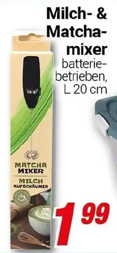 CENTERSHOP Milch & Matchamixer Angebot