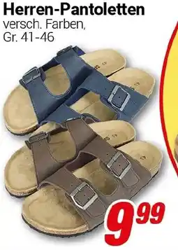 CENTERSHOP Herren-Pantoletten Angebot