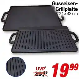 CENTERSHOP Gusseisen Grillplatte Angebot