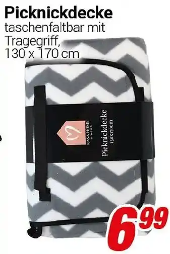 CENTERSHOP Picknickdecke Angebot