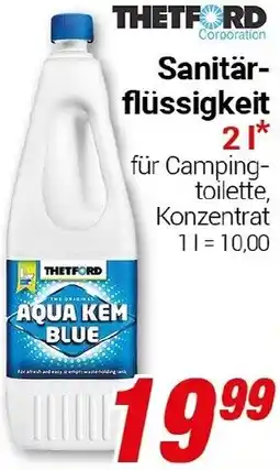 CENTERSHOP THETFORD Corporation Sanitärflüssigkeit Angebot