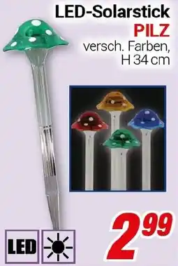 CENTERSHOP LED-Solarstick PILZ Angebot