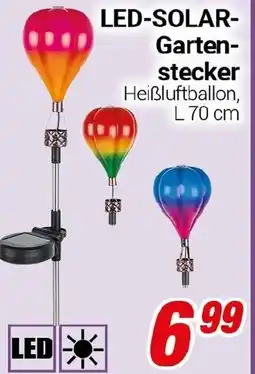CENTERSHOP LED-SOLAR Gartenstecker Angebot