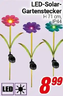 CENTERSHOP LED-Solar Gartenstecker Angebot