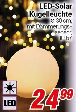 CENTERSHOP LED-Solar Kugelleuchte Angebot