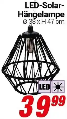 CENTERSHOP LED-Solar Hängelampe Angebot