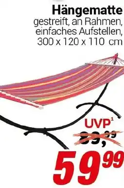 CENTERSHOP Hängematte Angebot