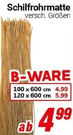 CENTERSHOP Schilfrohrmatte Angebot