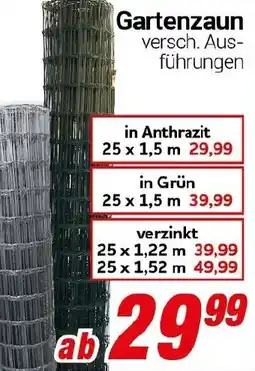 CENTERSHOP Gartenzaun Angebot