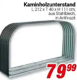 CENTERSHOP Kaminholzunterstand Angebot