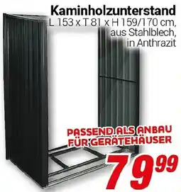 CENTERSHOP Kaminholzunterstand Angebot