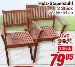CENTERSHOP Holz-Stapelstuhl Angebot