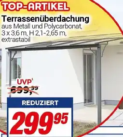 CENTERSHOP Terrassenüberdachung Angebot