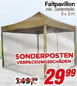 CENTERSHOP Faltpavillon Angebot
