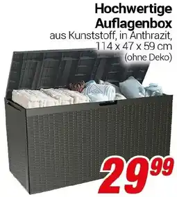 CENTERSHOP Hochwertige Auflagenbox Angebot