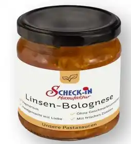 Scheck-in-Center Scheck-in Manufaktur Vegane Linsen-Bolognese Angebot