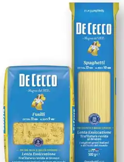 Scheck-in-Center De Cecco Teigwaren Angebot