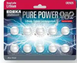 Scheck-in-Center Edeka zuhause Lithium-Knopfzellen CR2025 Angebot
