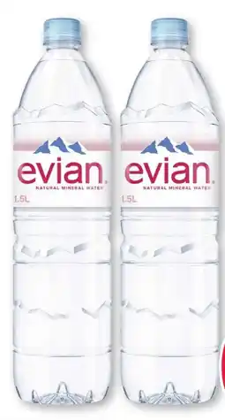 Scheck-in-Center Evian Naturell Mineralwasser Angebot